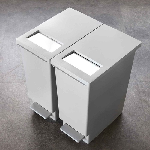 ゴミ箱 45L ペダル ユニード グレー