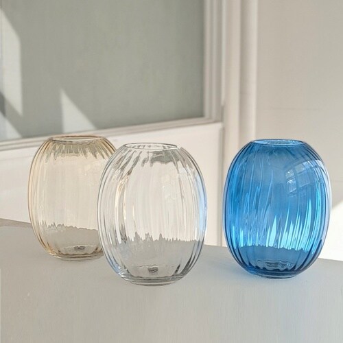 花瓶 GLASS FLOWER VASE クリア