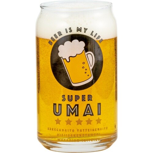 缶型グラス 360ml SUPER×UMAI