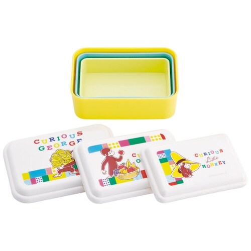 弁当箱 入れ子式シール保存容器3P ジョージ