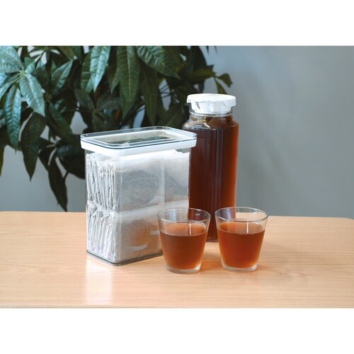 保存容器 麦茶パックが1袋分入る キャニスター