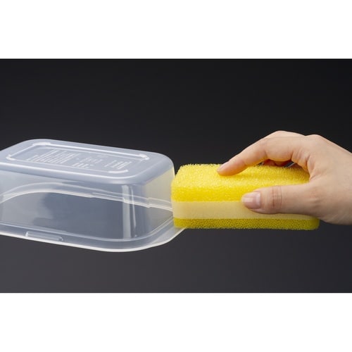 保存容器 楽ちんパック角型600ml 4色組
