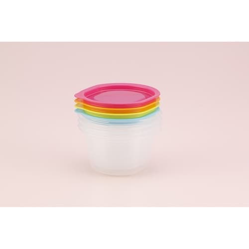 保存容器 楽ちんパックごはん一膳用 4色組