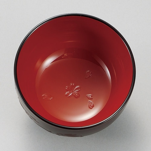 レンジ汁椀 彫栃木目 サクラ