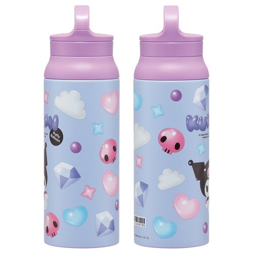 水筒 600ml カラビナハンドルステンレスボトル