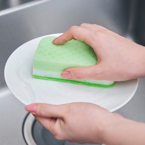 キッチンスポンジ 泡だつスポンジソフト グリーン