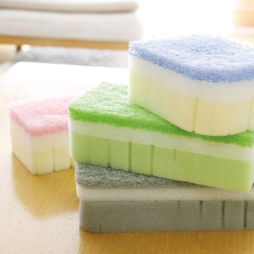 キッチンスポンジ 泡だつスポンジソフト グリーン