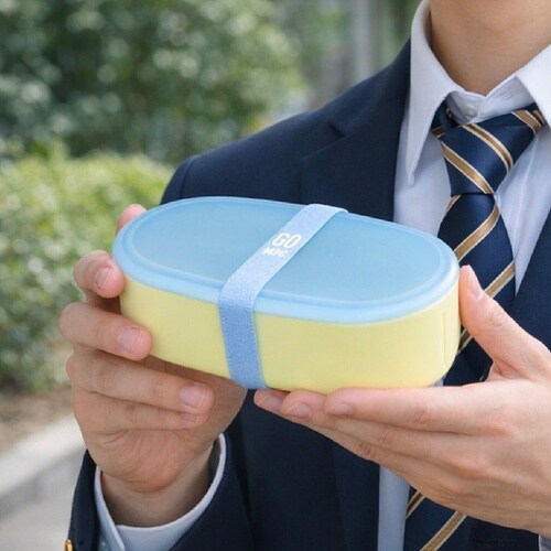 弁当箱 GOMOG ランチボックス ブルー