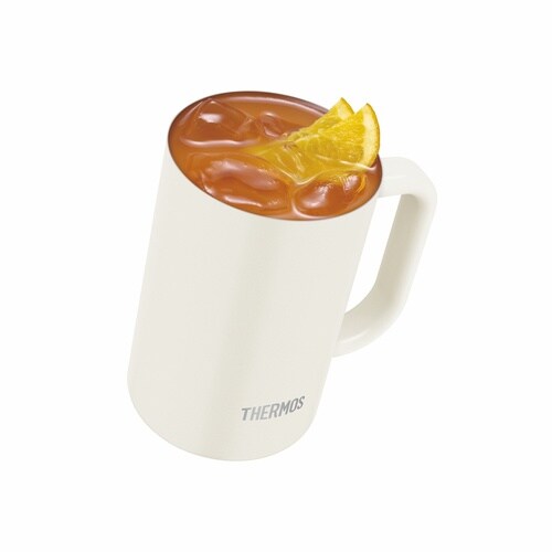 真空断熱ジョッキ ステンレス 600ml ホワイト