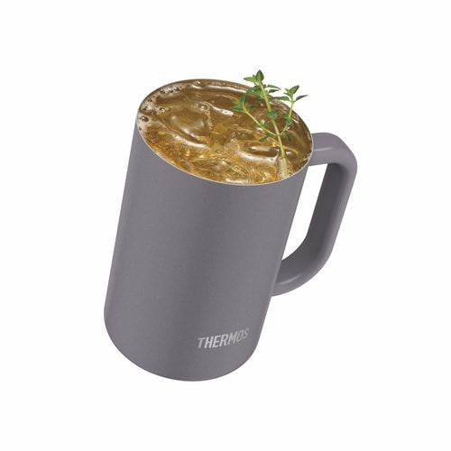 真空断熱ジョッキ ステンレス 600ml グレー