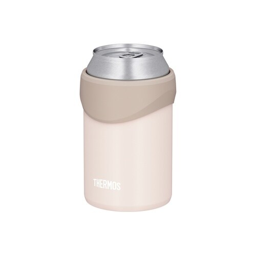 保冷缶ホルダー 350ml ベージュピンク