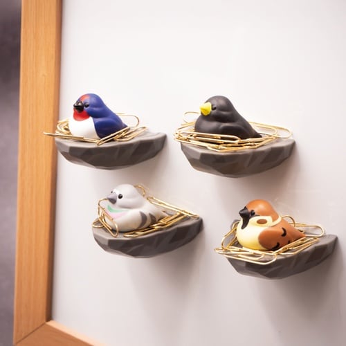トリの巣 クリップホルダー カラス
