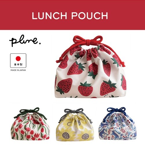 Plune ランチ巾着 イチゴ