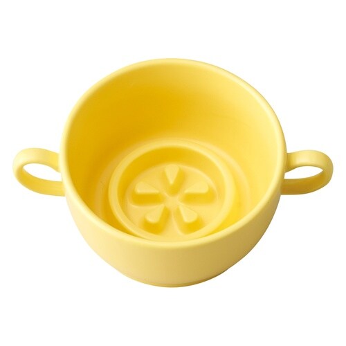 ペット Food bowl S レモン