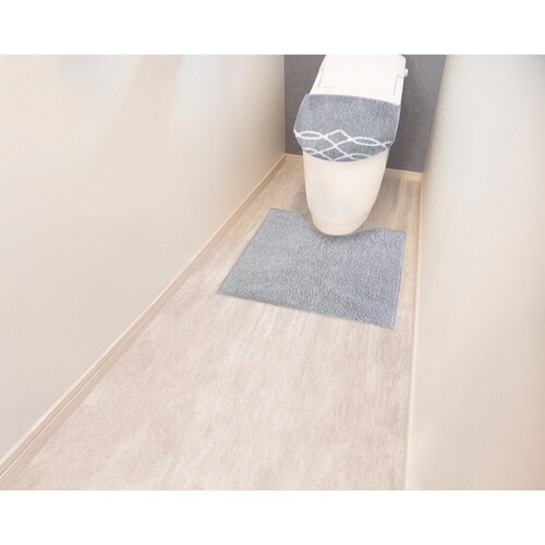 ナチュラルトイレマット 50×60cm グレー