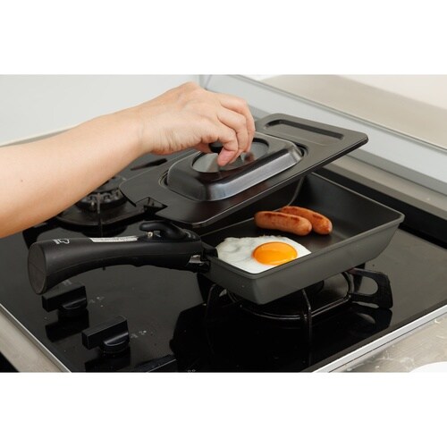 卵焼き器用蓋 窓付き玉子焼き器のフタ