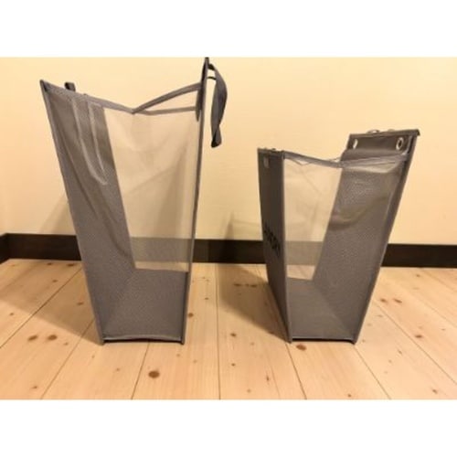 掛けるランドリーバッグ 5から6kg グレー