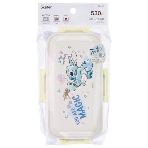 ふわっと盛れる弁当箱 スティッチ 530ml ハグ