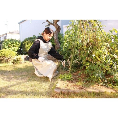 ワークエプロン 虫わけ草刈り用簡易エプロン 3枚入