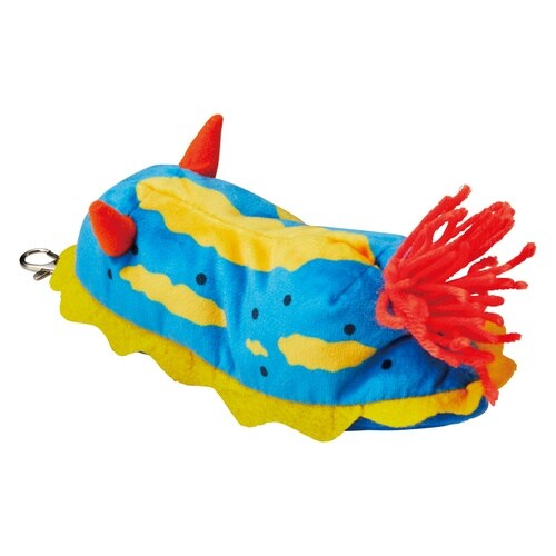 エコバッグ ウミウシ フック付き アオウミウシ