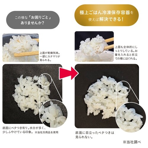 極上ごはん冷凍保存容器 大盛
