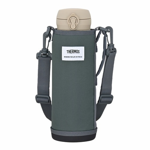 マイボトルポーチ 水筒カバー 1L グレー