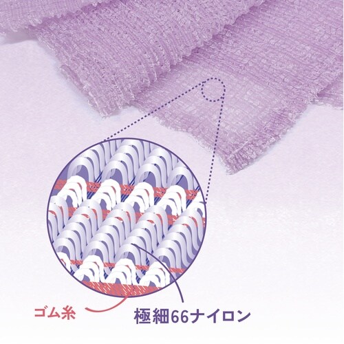 肌にやわらか 濃密泡立体織りタオル