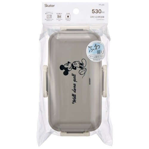 ふわっと盛れる弁当箱 ミッキーシンプルロゴ