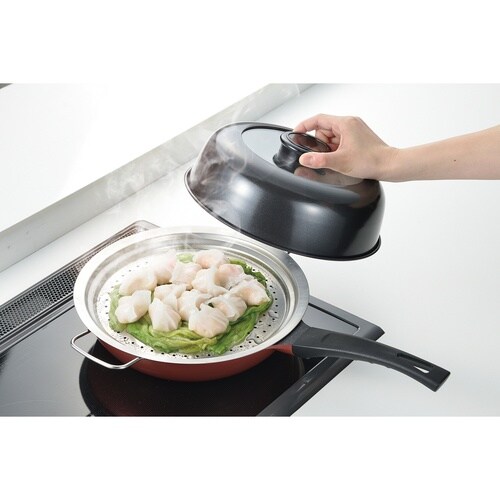 フライパンで簡単蒸し器 24から26cm用