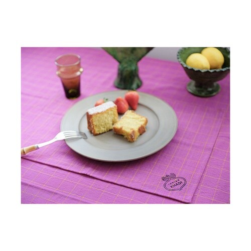 カディキッチンクロス チェックピンク
