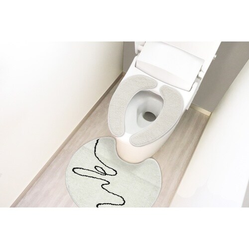 pogeun トイレマット 55x60cm モダン