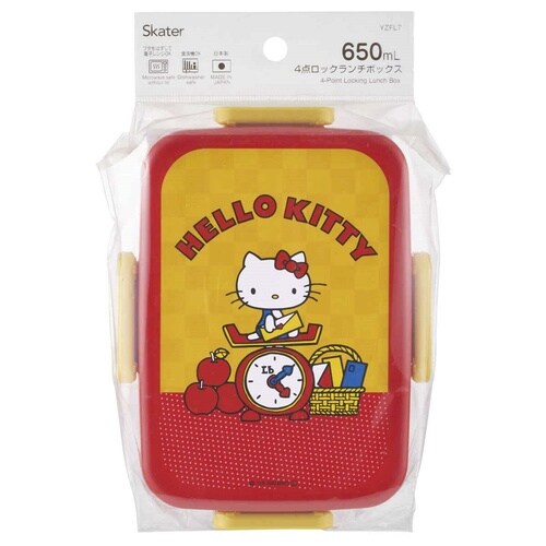 4点ロックランチボックス 650ml キティレトロ
