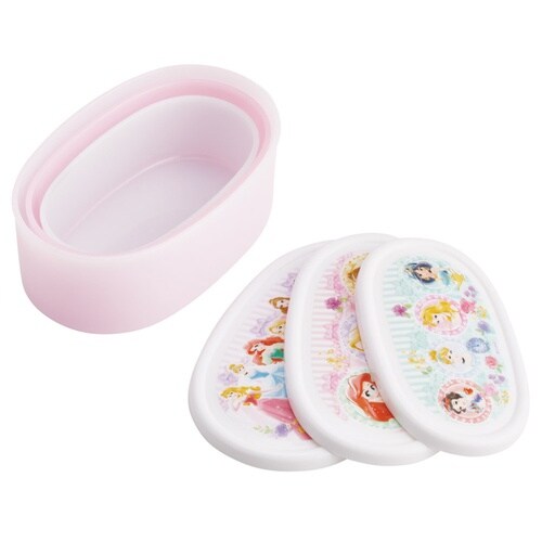 お弁当箱 シールボックス 3個セット プリンセス
