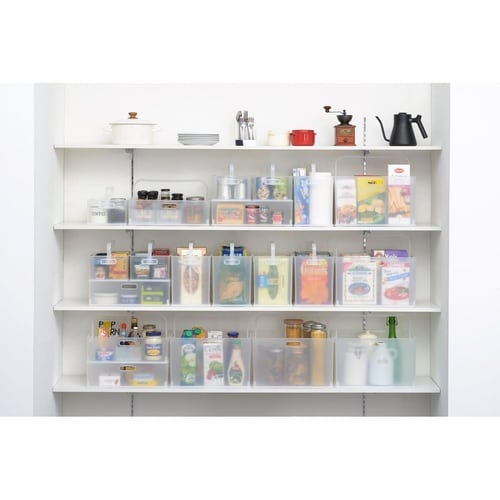 収納ボックス 持ち手付き 収納ケース クリア