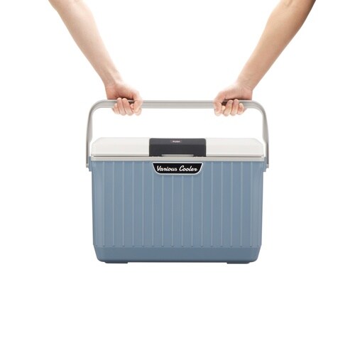 クーラーボックス 17L ホワイト×ブルーグレー