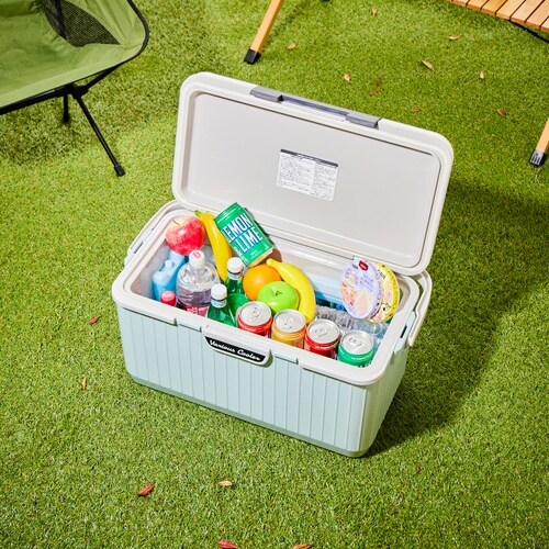 クーラーボックス 24L ホワイト×ミントグリーン
