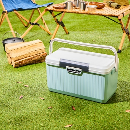 クーラーボックス 24L ホワイト×ミントグリーン