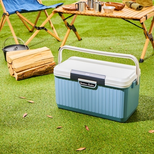 クーラーボックス 24L ホワイト×ブルーグレー