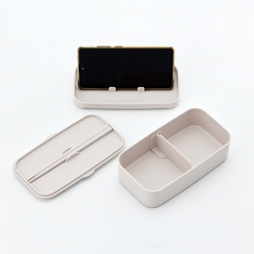 弁当箱 600ml 1段 ベージュ