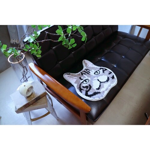 椅子用 チェアパッド Melu Cat トラ
