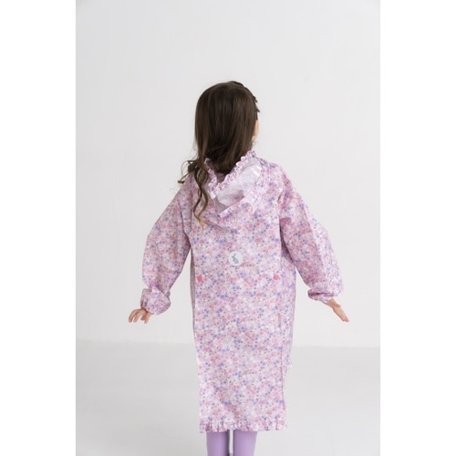 ナチュラルミニフラワーレインコート 120
