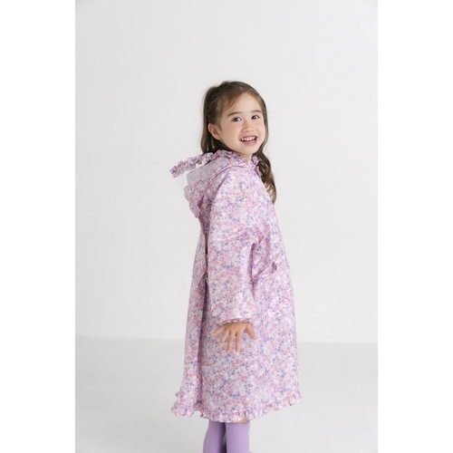 ナチュラルミニフラワーレインコート 130