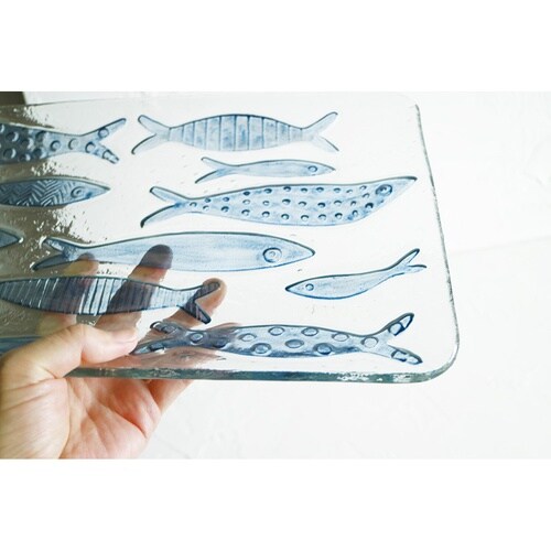 glaffe Fish Plate L BL
