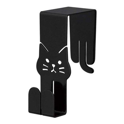 キッチンフック セット 2個組 NEKO ブラック