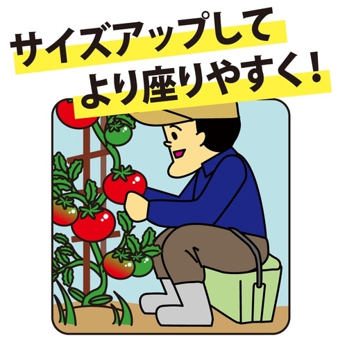 長助グリーン 作業椅子