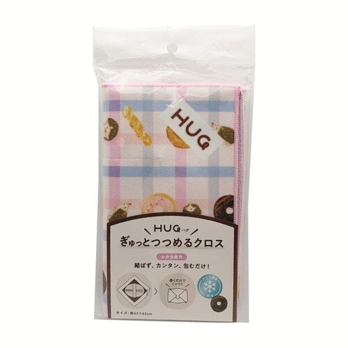 HUGぎゅっとつつめるクロスお弁当箱用 ピンク