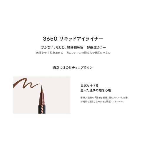 3650リキッドアイライナー チョコブラウン 1個