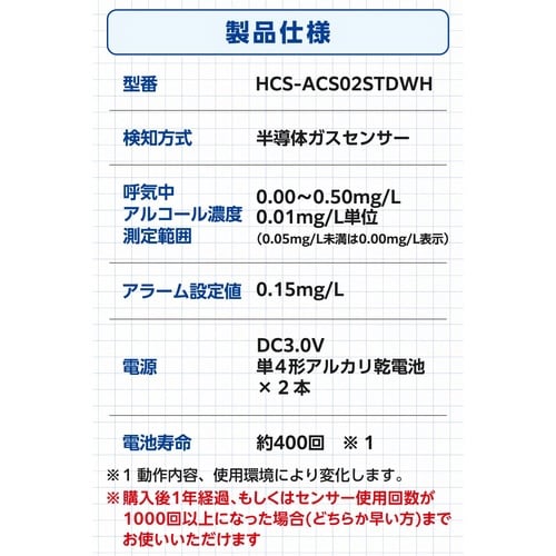 半導体式アルコールチェッカー