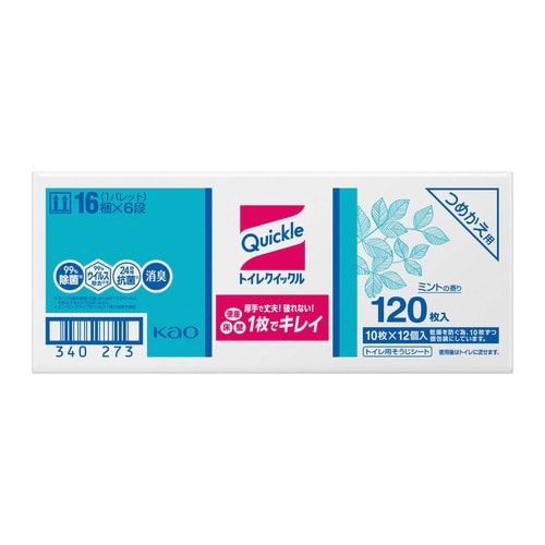トイレクイックル つめかえ用 120枚