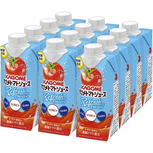 カゴメトマトジュースRefresh330ml12本